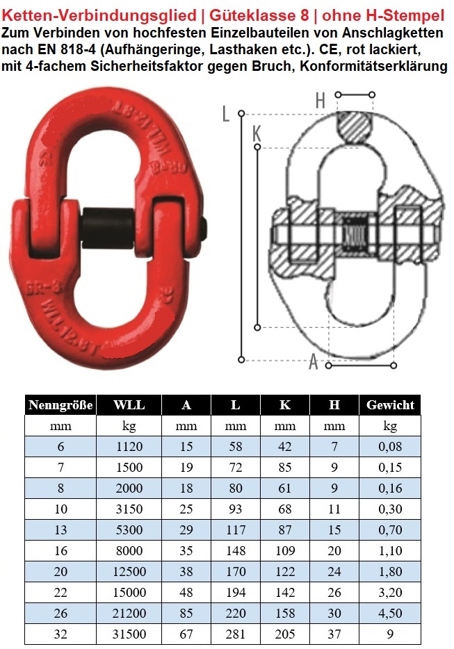 Ketten-Verbinder-GK8