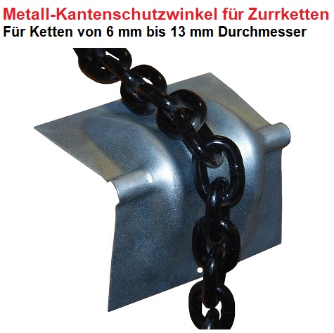 Zurrketten-Kantenschutzwinkel aus Metall
