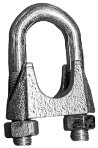 a) Drahtseil-Klemmen