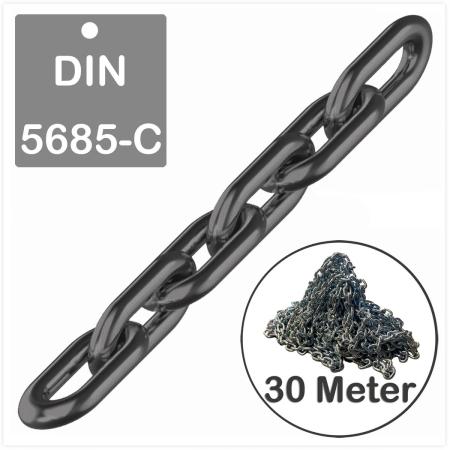 e) DIN 5685 - C (langgliedrig)