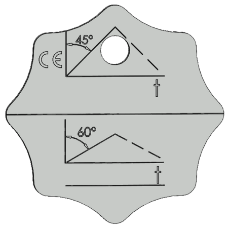 Plakette für Mehrstrang Anschlagkette GK8