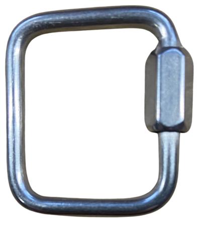 Edelstahl-Schnellverbinder quadratisch