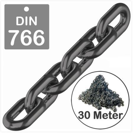 DIN 766 | 8 * 24 mm (kurzgliedrig) | blank (Bundware)