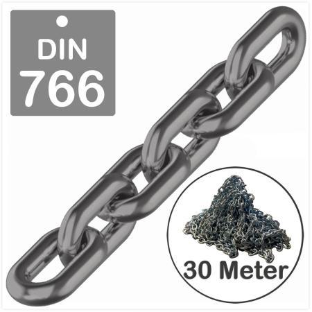 DIN 766 | 16 * 45 mm (kurzgliedrig) | feuerverzinkt (Bundware)