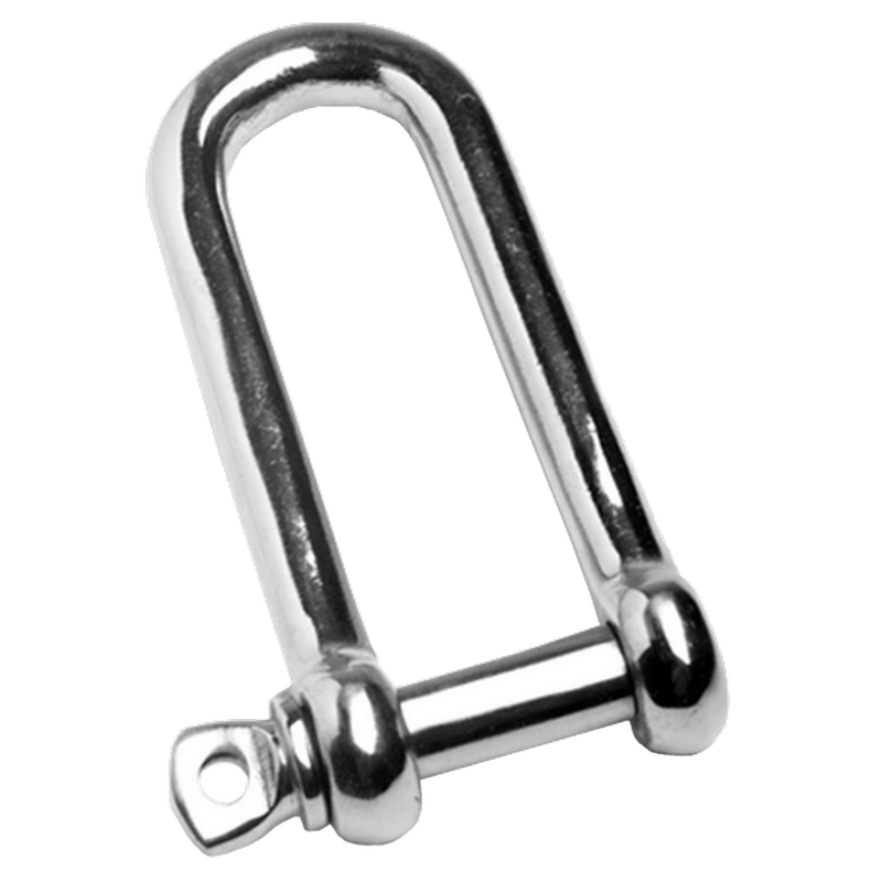 COM-FOUR® 2X Schäkel D-Form - Karabiner Schekel groß mit