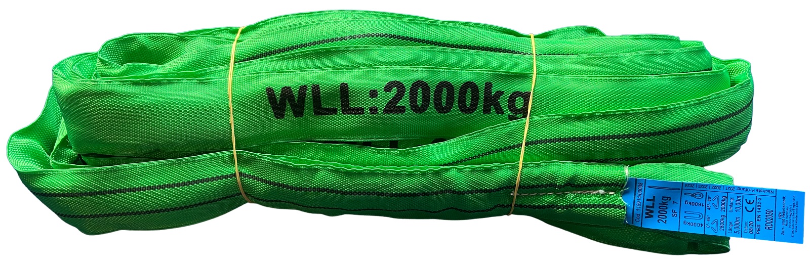Rundschlinge WLL 2000kg grün 2m  10 EUR -  Gebrauchte-Veranstaltungstechnik.de - Der Marktplatz für gebrauchte  Veranstaltungstechnik