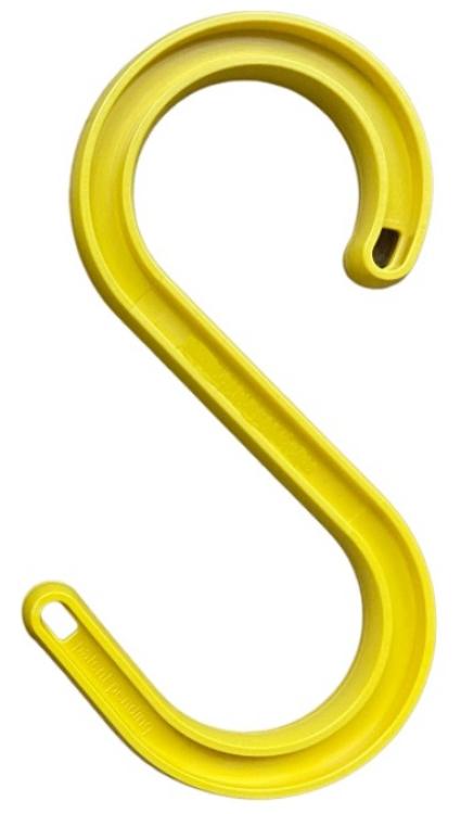 Sicherheits-S-Haken (glasfaserverstärkt) | Modell YELLOW 12"