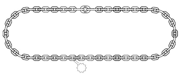 Kranzkette (endlos) | GK 8 | 7 mm | WLL 2.500 kg