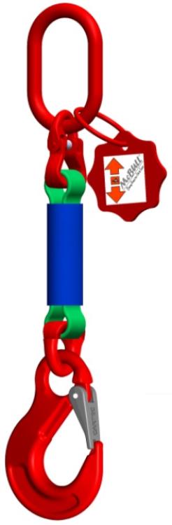 1-Strang-Rundschlingengehänge | WLL 2.000 kg | grün