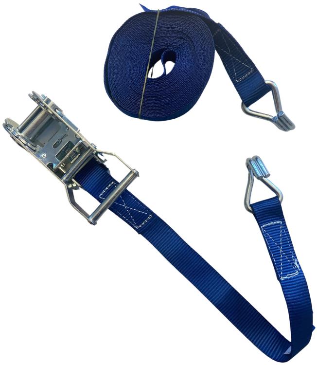 Zurrgurt | 2-tlg. | Farbe blau | 500/1.000 daN LC | 6 m | Spitzhaken