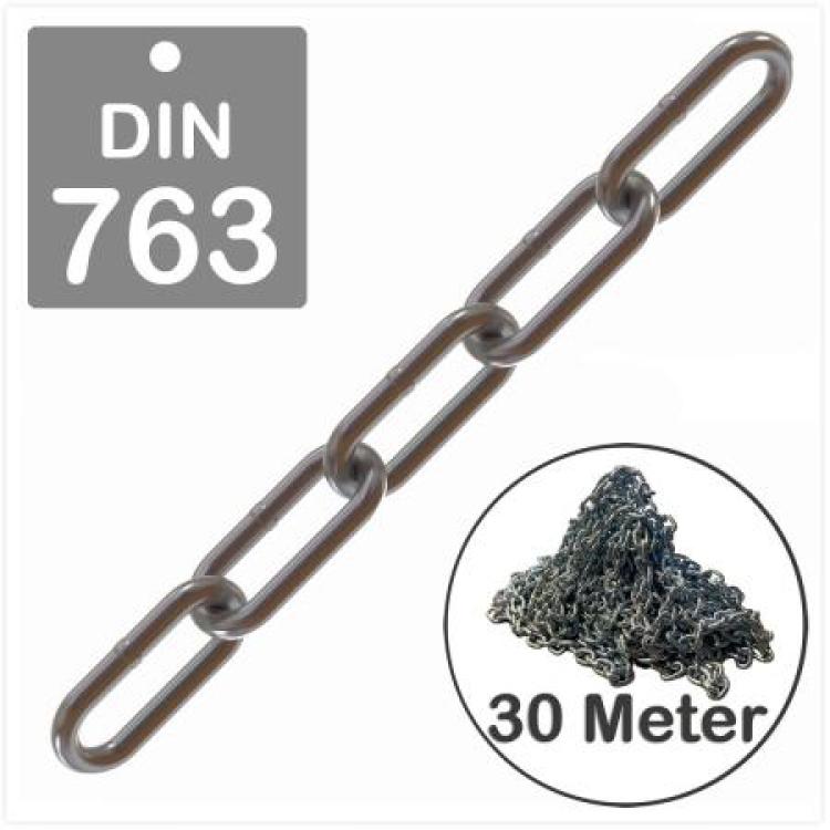 DIN 763 | 10 * 65 mm (langgliedrig) | feuerverzinkt (Bundware)