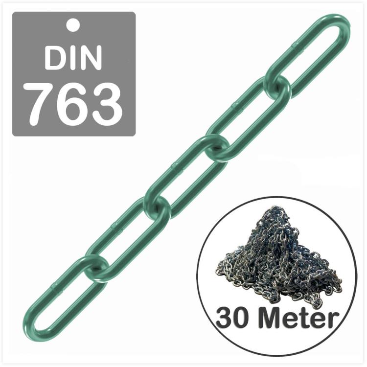 DIN 763 | 10 * 65 mm (langgliedrig) | galv. verzinkt (Bundware)