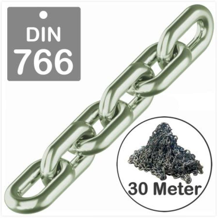 DIN 766 | 13 * 36 mm (kurzgliedrig) | blank (Bundware)
