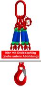 4-Strang-Rundschlingengehänge | WLL 8.400 kg/6.000 kg | grau