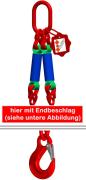 2-Strang-Rundschlingengehänge | WLL 2.800 kg/2.000 kg | grün