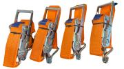 Schwerlast-Zurrgurt-4-er-Set | 5.000/10.000 daN | Länge 3 m