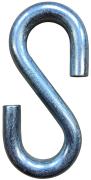 S-Haken | handelsüblich | aus Stahldraht | offene Form | 8 x 75 mm