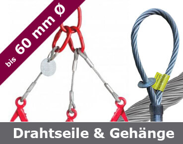 Drahtseile bis 60 mm